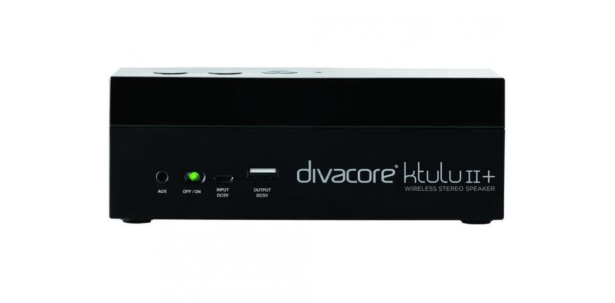 Divacore Ktulu II+ - NFC - Bluetooth speaker - Powerbank - 35uur speeltijd - Zwart — afbeelding 1