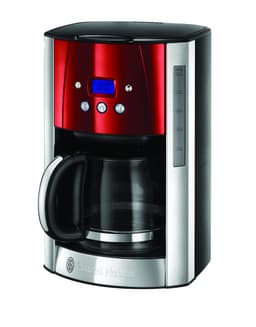 Russell Hobbs 23240-56 Luna Solar Red - Filterkoffiezetapparaat met glazen kan - Rood — thumbnail 1