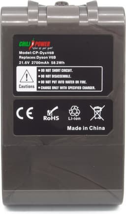ChiliPower Accu voor o.a. Dyson V6, V6 Absolute, V6 Animal, DC56, DC61, DC74 - 2700mAh — thumbnail 5