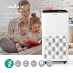 Nedis Luchtreiniger - Geschikt voor ruimtes tot: 45 m² - Clean Air Delivery Rate (CADR): 360 m³/h - Luchtkwaliteitsindicator - Wit — thumbnail 2