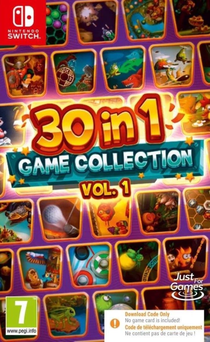 30 in 1 Game Collection Vol. 1 - Nintendo Switch - Code in a box — afbeelding 1