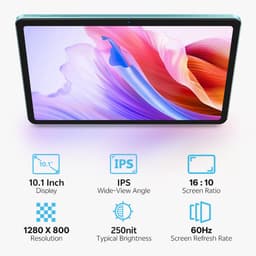 Tablet 10,1 Inch IPS Octa-Core - 4 GB RAM 128 GB Opslag - Android 16 Besturingssysteem - HD Scherm - Voor Multimedia En Productiviteit — thumbnail 1