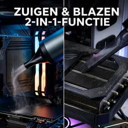 DPLUNIQ Handstofzuiger - Kruimeldief - Stofzuiger - Kruimelzuiger - Draadloos - Incl. Accessoires - 360° - Ultra licht - Grijs — thumbnail 5