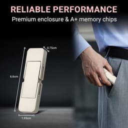 Snelle externe flashdrive - 512 GB SSD - USB-C en USB-A — thumbnail 1