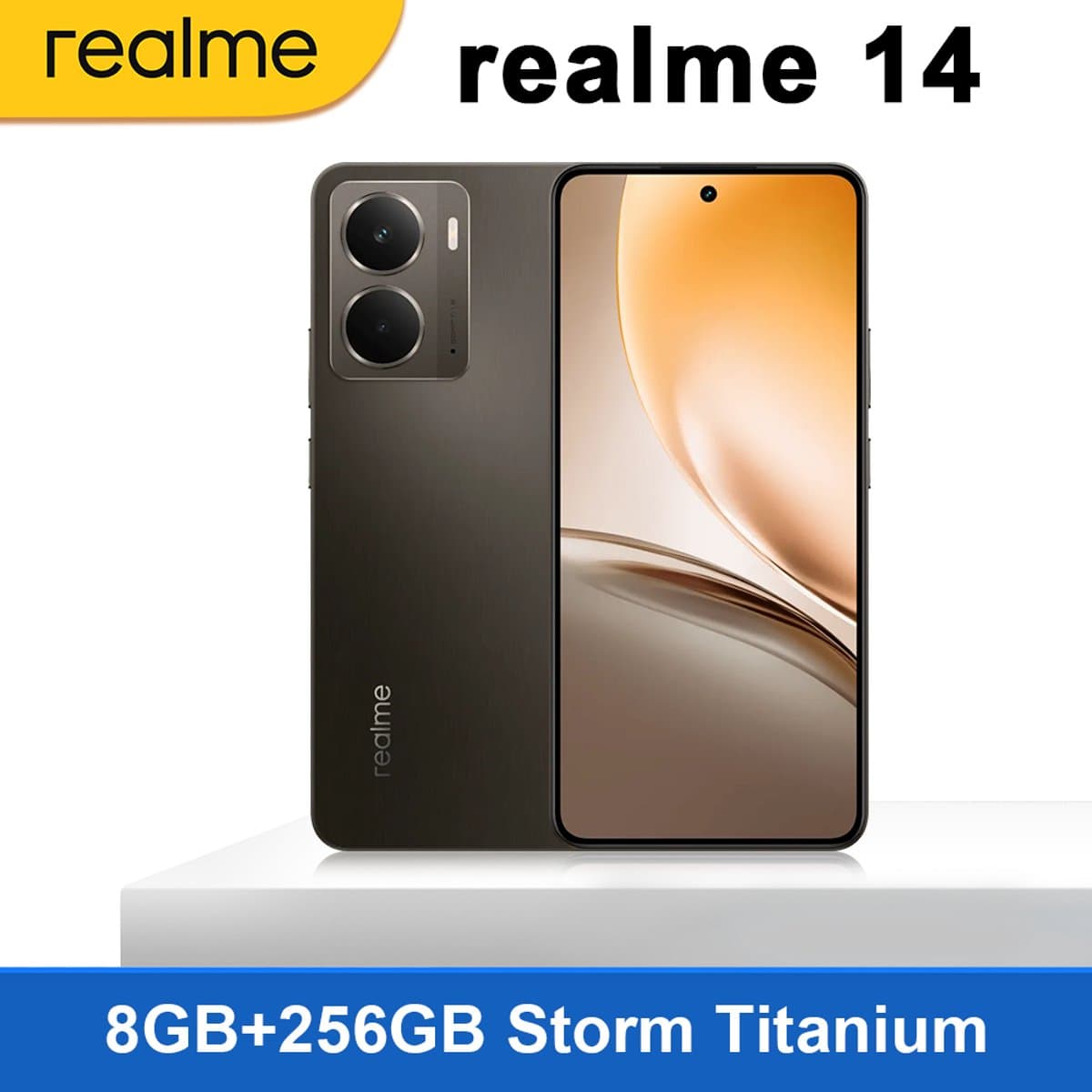 Realme 14 5G Smartphone – 8GB+256GB – Storm Titanium - 6,67" 120Hz AMOLED - 6000mAh — afbeelding 1