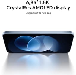 REDMI Note 17 Pro 5G - Sky Blue - 8G RAM -512GB - 8340 mAh-batterij met 67 W HyperCharge - 6,83" 1.5K CrystalRes AMOLED display - AI ultrascherp beeldsysteem — thumbnail 2