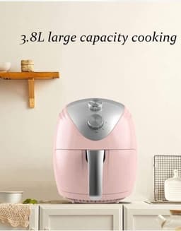 Heteluchtfriteuse - Frituren zonder olie - Koken met hete lucht - Snelle luchttechnologie - 3.5 liter - Groen — thumbnail 2