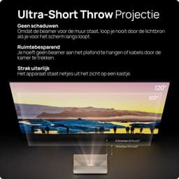XGIMI MIRA – 4K UHD Projector – 2000 ISO Lumen – Ultra-Short Throw – Dolby Vision – Harman Kardon – Google TV, Netflix, Youtube — thumbnail 5