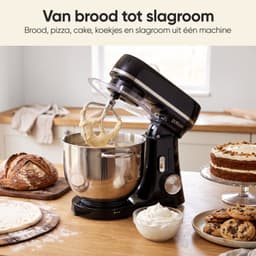Gatson 2000W Keukenmachine - 6,2L Mengkom - Dubbele Handvatten - Keukenrobot - Keukenmixer - Foodprocessor - Mixer Met Mengkom — thumbnail 3