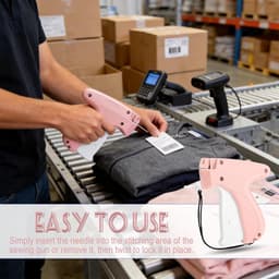 Labeling Gun, Labeling Gun, Clothing, Labeling Device, Labeling Gun, 1 Labeling Gun with 5 Spare Needles + 2000 Suture - ShopVlot — thumbnail 4