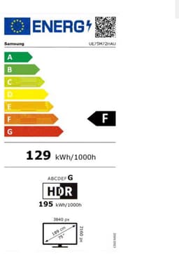 Samsung UE75M72HAU 190,5 cm (75") 4K Ultra HD Smart TV Wifi Zwart — thumbnail 2