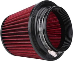 Auto luchtfilter hoge stroom inlaat luchtinlaat ronde kegel luchtfilter reiniger klem-op motor luchtfilter (100 mm) — thumbnail 1