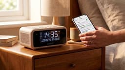 Pure Elan Sleep - Uw vertrouwde wekkerradio met bluetooth, Zand — thumbnail 2