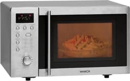 Magnetron met grill - Compacte oven - Snel eten bereiden - 8 automatische programma's - 20 liter inhoud - Zilverkleurig — thumbnail 1