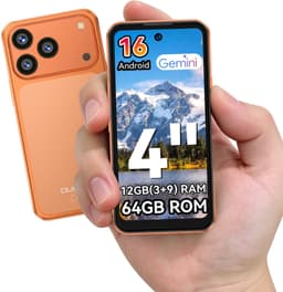 OUKITEL C17 mini Smartphone - 16GB RAM - 64GB ROM - Android 16 - GPS - Geen NFC - Slechts 109g - Oranje — thumbnail 1