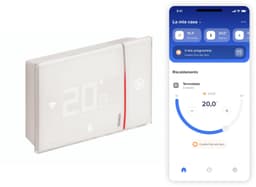 SXW8002W Smarther2 met, thermostaat voor wandketel, programmeerbaar, ON/UIT-bediening, ook met app, en, luchtvochtigheidsweergave, wit — thumbnail 1