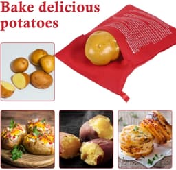 Set van 2 Herbruikbare Aardappelzakken voor de Magnetron — thumbnail 2
