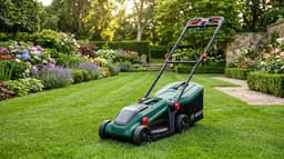Accu Grasmaaier 18V - 32 cm Maaibreedte - Borstelloze Motor - Inclusief Mulchplug & 35L Grasopvangbak - Excl. Accu - Laura Homestore — thumbnail 2