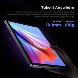 Laptop 10.1 Inch i3 8GB 256GB - Windows 11 Home - IPS Scherm - Intel UHD615 - Lichtgewicht Aluminium - Touchscreen — thumbnail 3