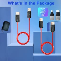 Wireless HDMI-zender en -ontvanger, 5 GHz draadloze HDMI-extender, 4K-decodering, 1080p@60Hz Ultra HD-video-uitgang, dubbele video-/audiooverdracht, compatibel met laptops, tablets en Projector, Red — thumbnail 3