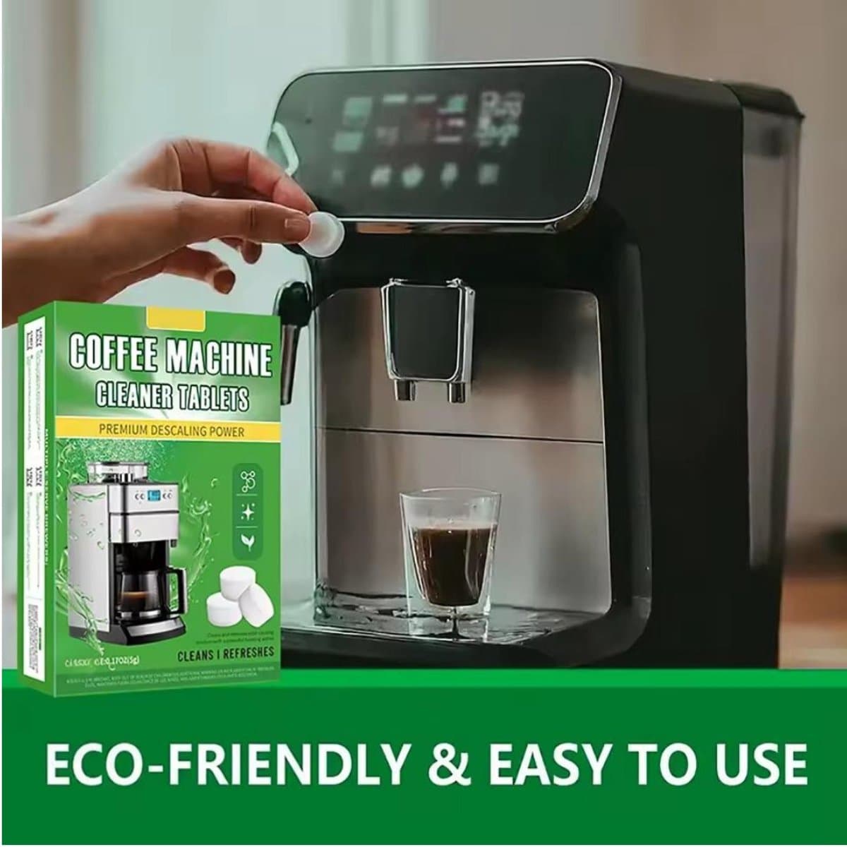 Coffee Machine Cleaner Tablets - Reinigingstablet voor koffiemachines -For coffee machine - 10 stuks — afbeelding 1