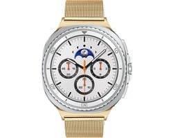 Samsung Special Edition Galaxy Watch 8 CLASSIC LTE Wit/Goudkl Mesh 46mm