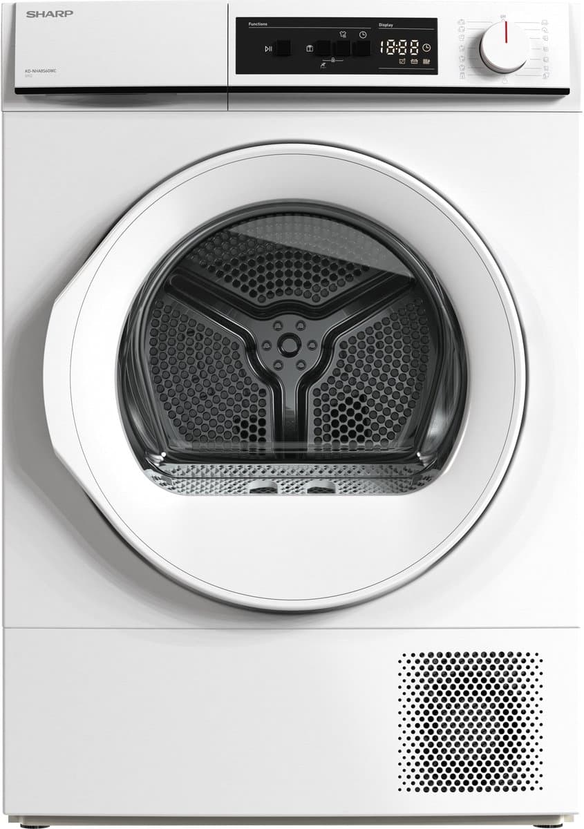 Sharp KDNHA8S6GWCCB warmtepompdroger C 8Kg — afbeelding 1