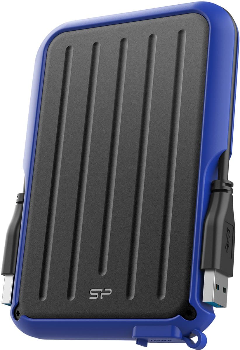 Silicon Power - Armor A66 - Portable USB 3.2 - Externe Harde Schijf - 1TB - Blauw — afbeelding 1