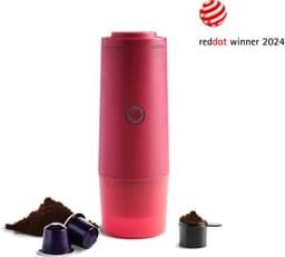 Nomious PrimeBrew Draagbare Espressomachine – Zelfverwarmend – 20 Bar – Oplaadbaar – Nespresso Capsules & Gemalen Koffie — thumbnail 1