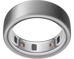 Oura Ring 4 - Size Before You Buy - Brushed Silver - Size 5