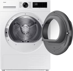 Samsung DV90DG52A0AE, Vrijstaand, Voorlader, Warmtepomp, Wit, Draaiknop, Glazen deur — thumbnail 7