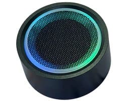 MagShake RGB Bluetooth Speaker – Mini Speaker met Magneetvoet – Shake Control – IPX7 Waterproof – TWS Stereo – 5–7 Uur Speeltijd - Zwart