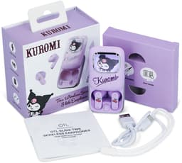 Kuromi - draadloze oordopjes - schuifdisplay met LED verlichting - met oplaadcase - touch control - lange batterijduur — thumbnail 4