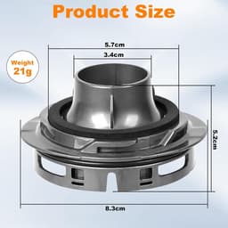 Motor achterafdekking compatibel met geschikt voor Dyson V7/V8 draadloze stofzuiger- reserveaccessoires voor Dyson V7 V8 Merk: Corpower — thumbnail 4
