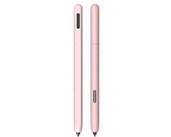 Siliconen beschermhoes Geschikt voor Samsung Galaxy Tab S7 FE/S7/S7 Plus/S8/S8 Plus/S8 Ultra S Pen, klassiek design, antislip, comfortabel, zacht, etui (roze)