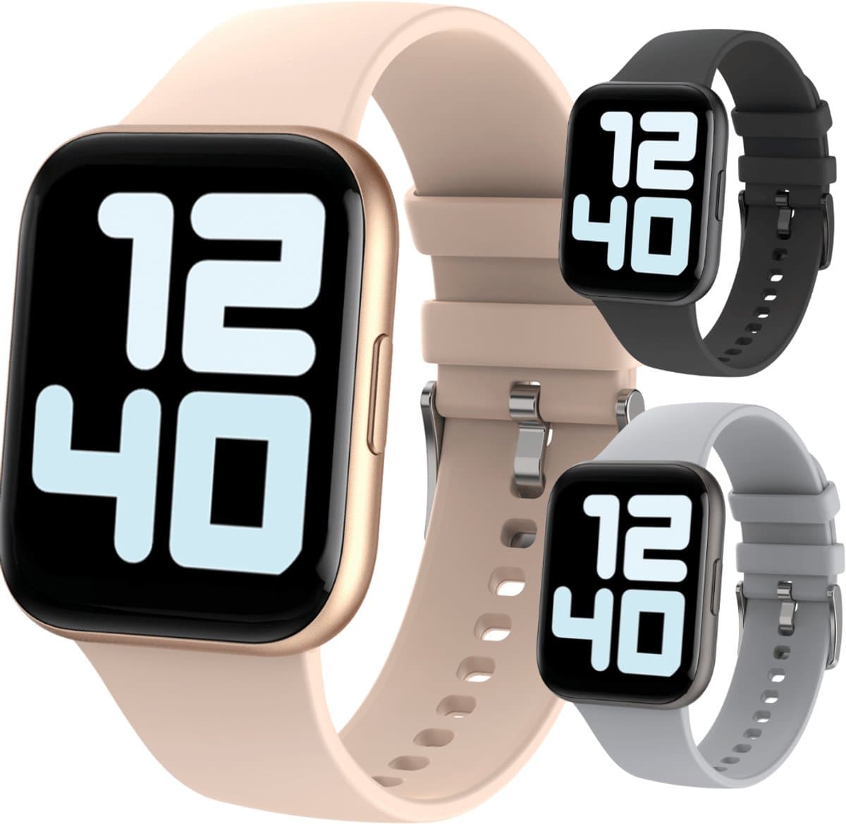 Cinturio SQ1 Gold - Smartwatch voor heren en dames - Sporthorloge – beschikbaar in 4 kleuren — afbeelding 1