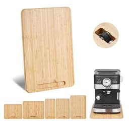 Schuifplank voor keukenapparaten - Rolplank - 40,6 x 30,5 cm - Rubberen Wielen - Holle Handgreep - Makkelijk Schoon Te Maken - Voor Koffiezetapparaat En Keukenmachine — thumbnail 1