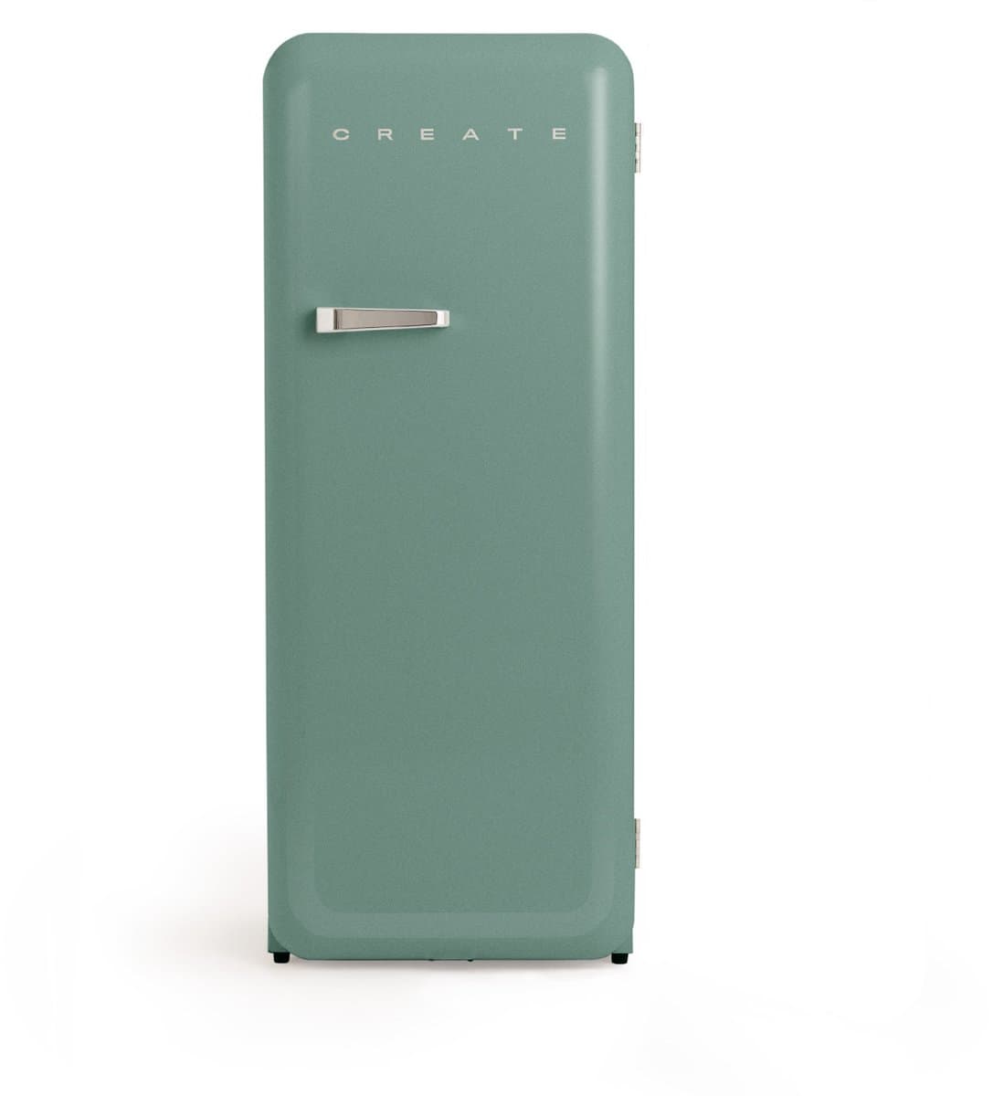 CREATE - Koelkast in retrostijl - Sage - Handvat Zilver - FRIDGE RETRO 281L — afbeelding 1