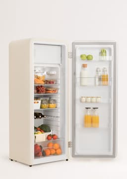 CREATE - Koelkast in retrostijl - Gebroken wit - Handvat Gebroken wit - FRIDGE RETRO 281L — thumbnail 7
