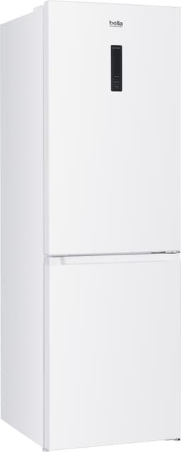 Bella BKGC340-NFD-040CW - Koelvriescombinatie - No Frost - Energielabel C - 337 Liter - Geschikt voor schuur - Wit- 3 jaar garantie - Supervriezen - koelvriescombinatie vrijstaand - koelvriescombinatie no frost — thumbnail 1