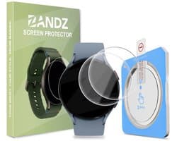 Bandz Gehard Glas Screenprotector (2 Pack) 44mm met One-Click installatietool – geschikt voor Samsung Galaxy Watch 5 44mm - Helder - Krasbestendig - Bubbelvrij