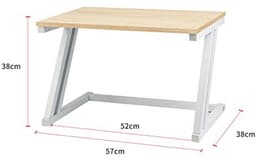 Houten Rek voor Magnetron met Haken – Ovenhouder en Opbergrek voor Keuken — thumbnail 2
