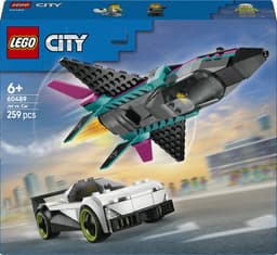 Lego City 60489 Straalvliegtuig Vs. Sportauto Bouwstenen — thumbnail 1
