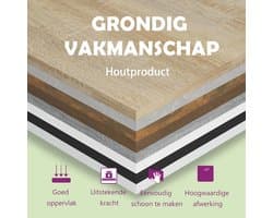 TV-meubel met LED-verlichting 140x40x36 cm - Beton Grijs