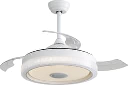 42 Inch Plafondventilator met 32W RGB LED-verlichting (3 Kleurtemperaturen + RGB), 3 ABS-bladen & DC-motor — thumbnail 4