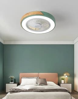 Moderne Plafondventilator met Verlichting en Afstandsbediening - 6 Snelheden en Verstelbare Kleurtemperaturen — thumbnail 2