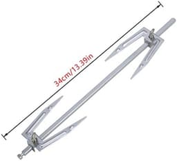 34 cm Roestvrijstalen Vork voor BBQ en Airfryer - Rotisserie Vlees Gril Vorken voor Kip, Vis en Meer — thumbnail 2