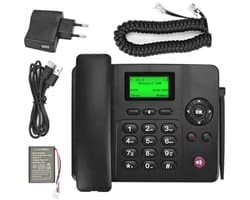 Vaste Draadloze Telefoon met Dual-SIM en Groot Display - Meertalig voor Thuis en Kantoor