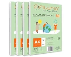 1000 vellen A4 papier 80g - Multifunctioneel wit papier voor thuis en kantoor