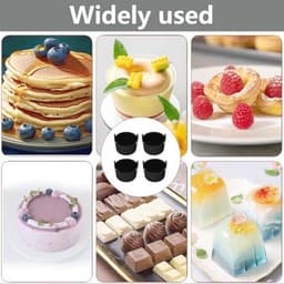 Siliconen Muffinvorm en Poached Egg Mould - Set van 4 voor heteluchtfriteuse — thumbnail 6